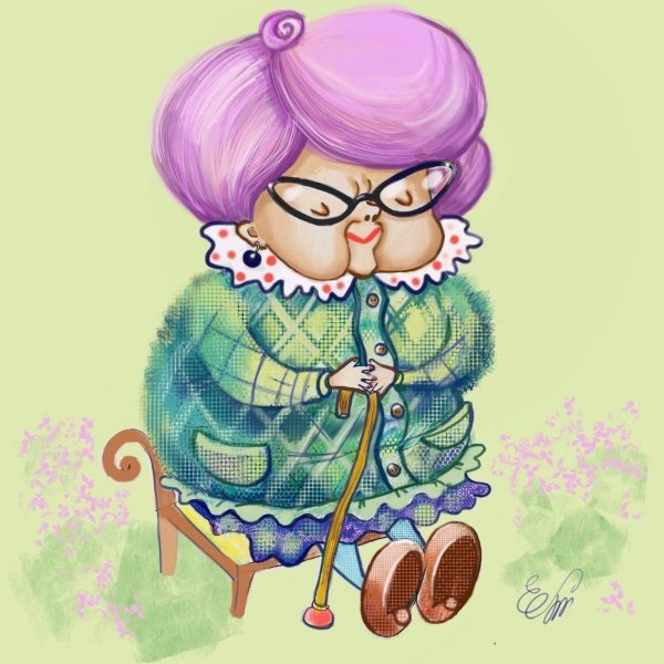 мультяшные бабушки