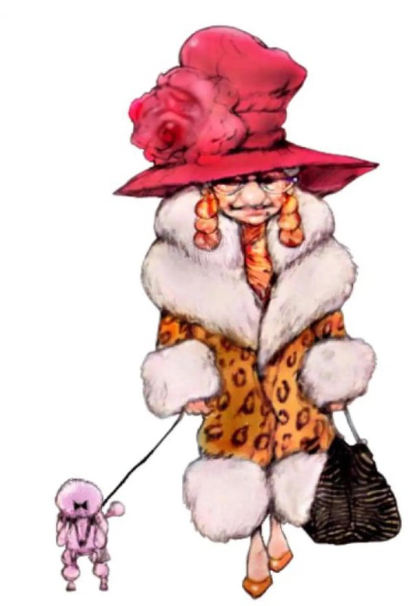 смешные старушки рисунки