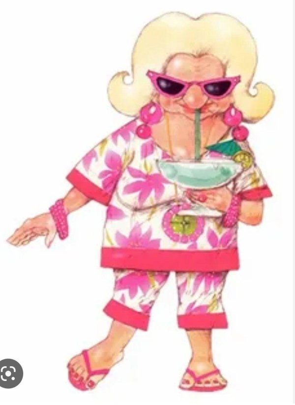 модные мультяшные бабульки