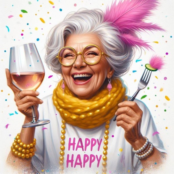 смешная старушка