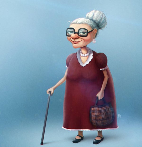 мультяшные бабушки