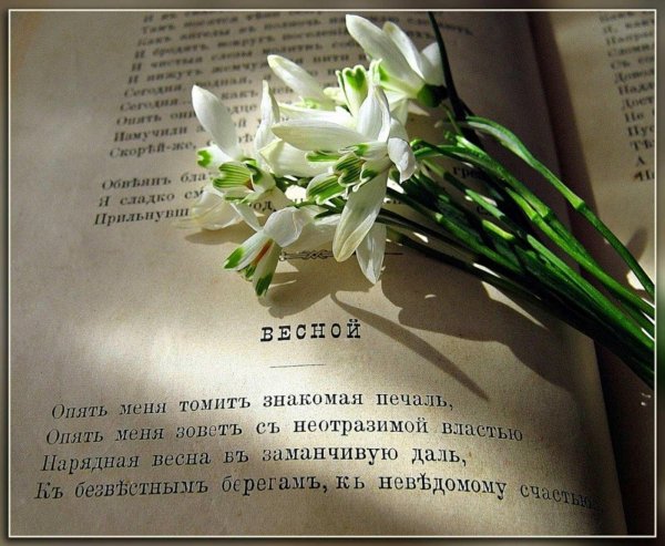 первый день весны стихи