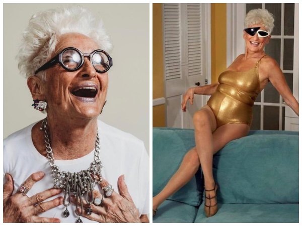 старушка с силиконом