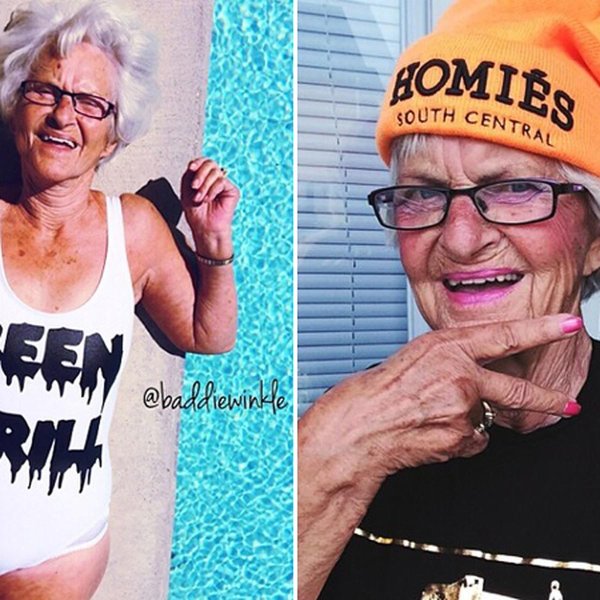 модная бабка