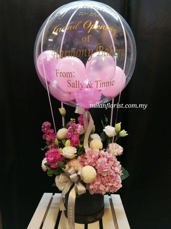 цветочная композиция шар