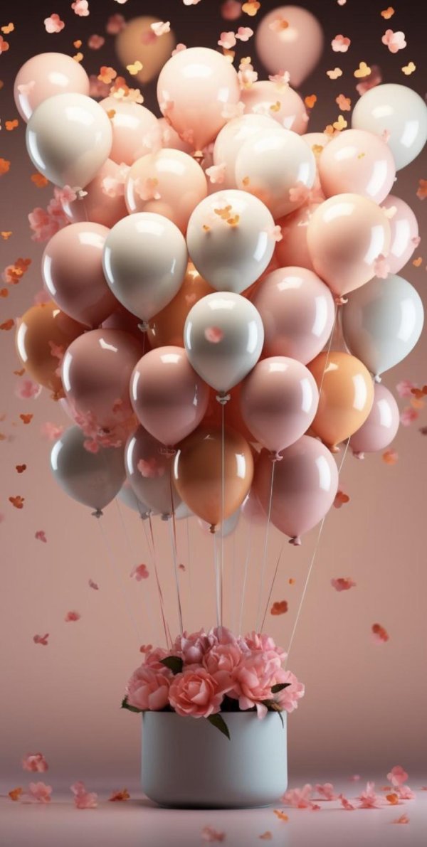 день рождения шарики