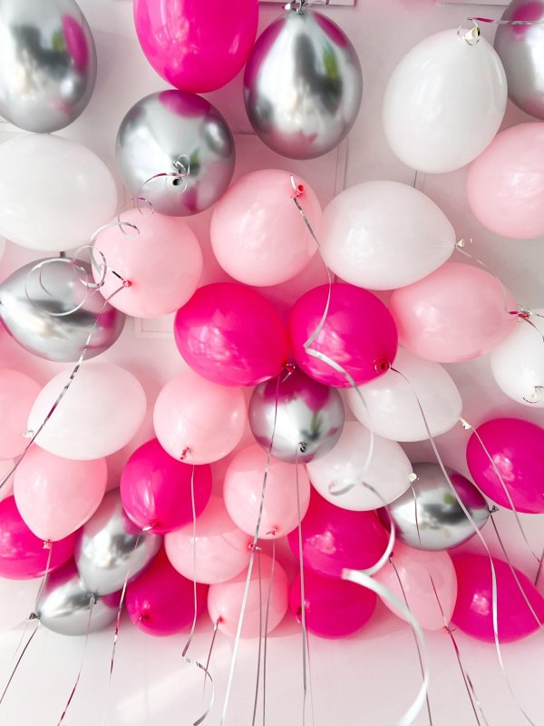 розовые шарики