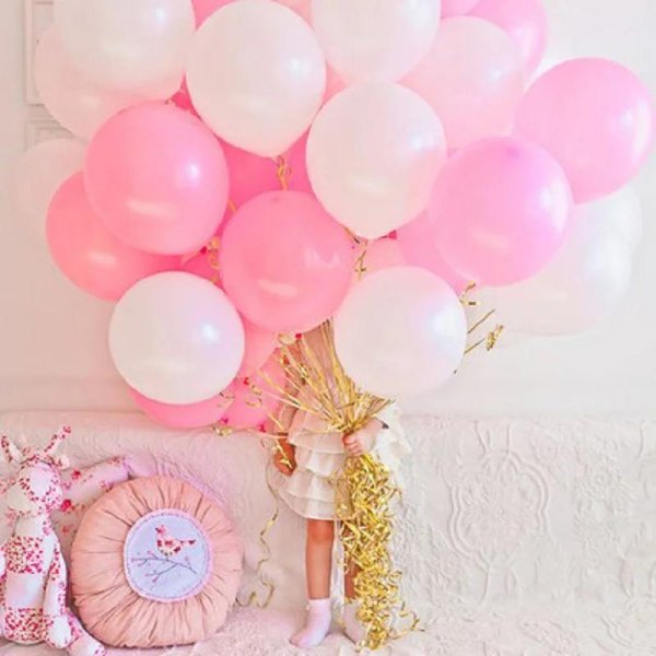 розовые шары