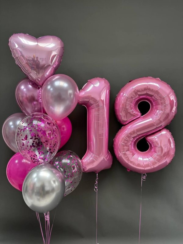 шарики на 18 лет