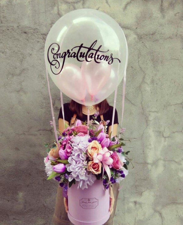 букет с шариком