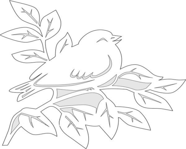 весенние вытынанки