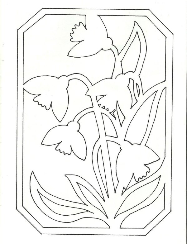 весенние вытынанки