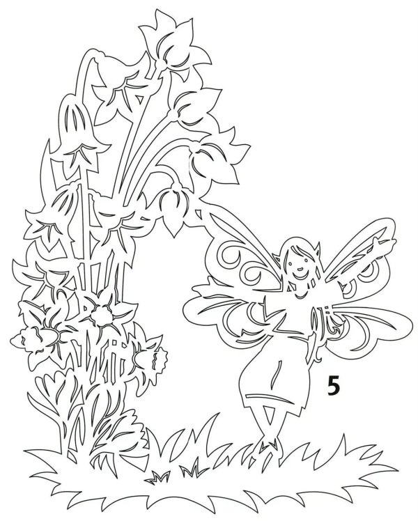 вытынанки бабочки