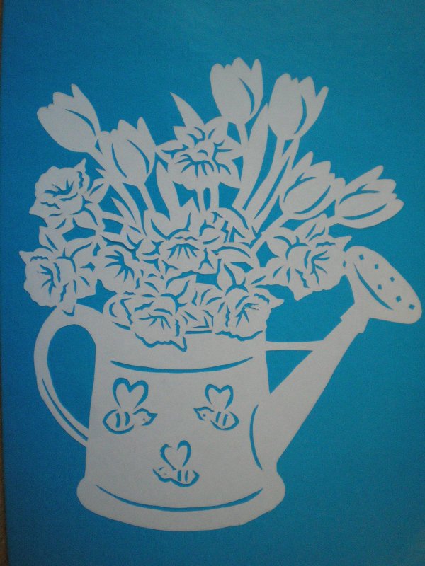 вытынанка цветок