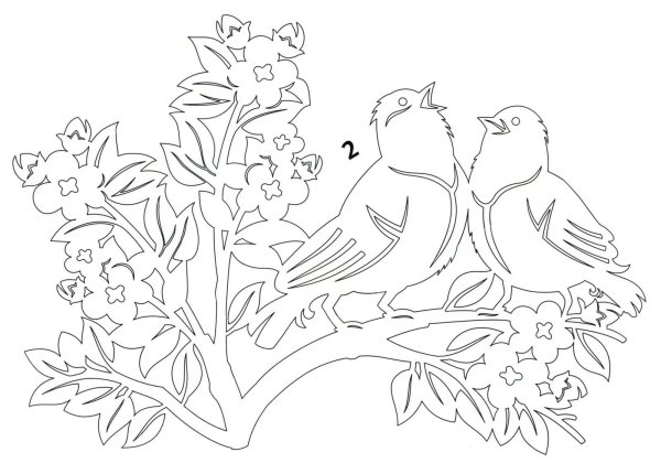 вытыканки птички