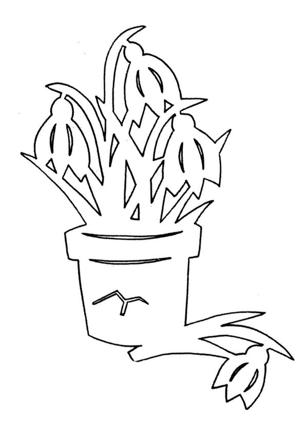 весенние вытынанки