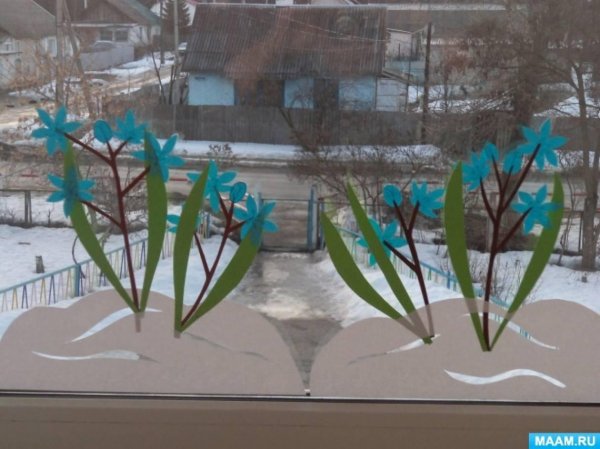 украшение группы к весне