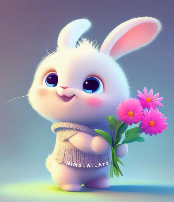 зайчик красивый