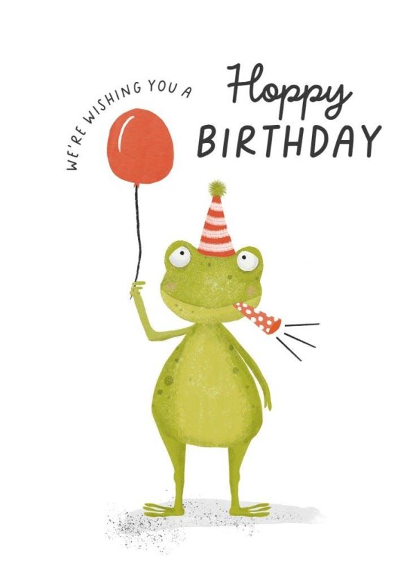 happy birthday frog