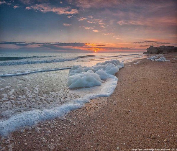 на берегу моря