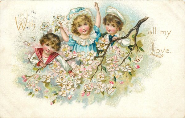 винтажная открытка