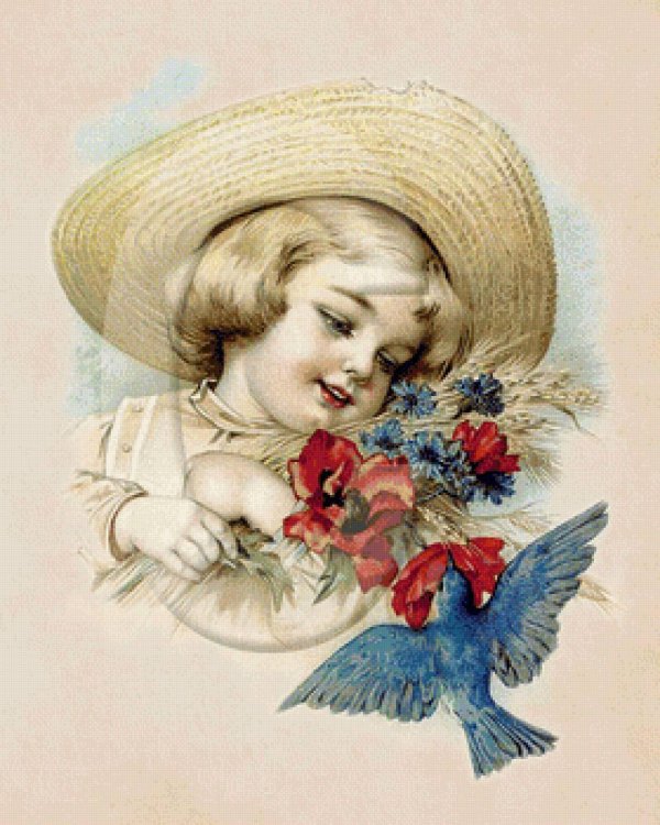 маки на старинных открытках