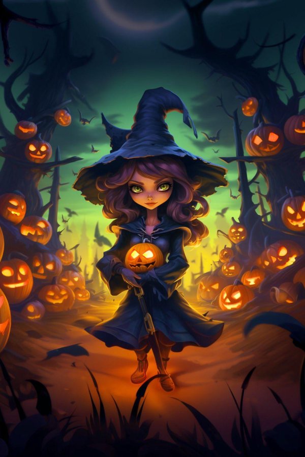 хэллоуин картина