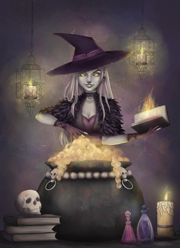 ведьма зельеварение