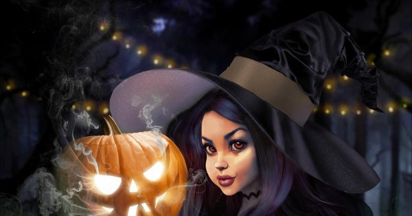 хэллоуин девушки