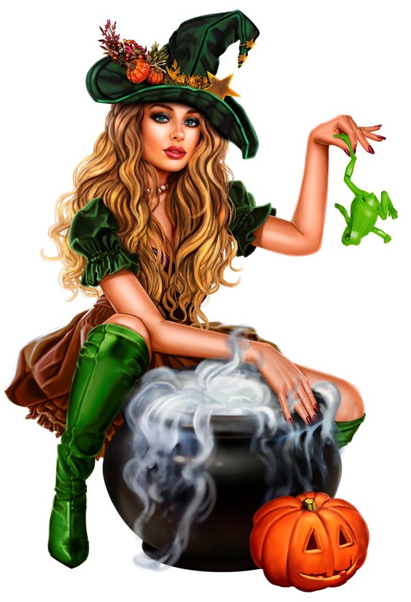 ведьмочка блондинка