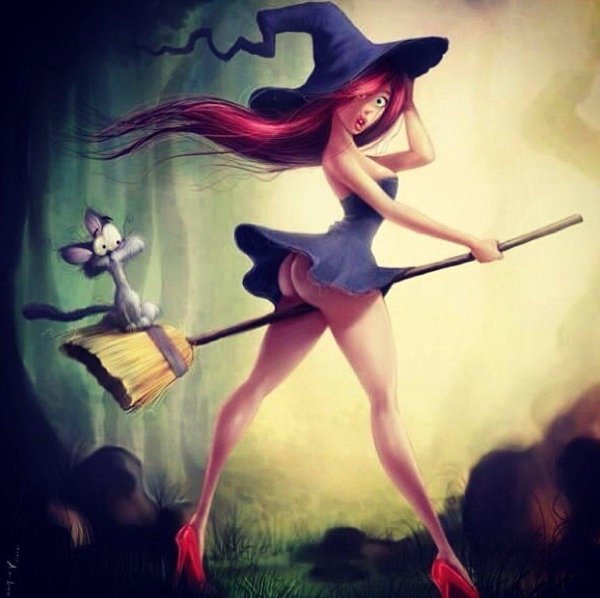 сексуальная ведьмочка