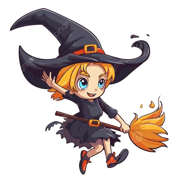 аниме ведьмочка