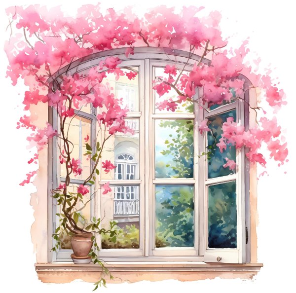 акварельная картина