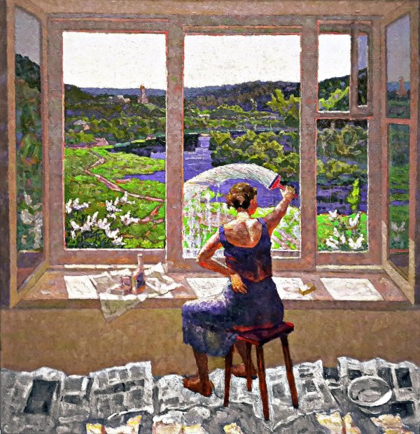 герасимов полдень теплый дождь