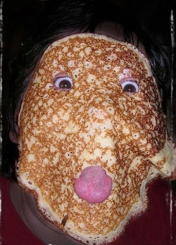 маска из блина