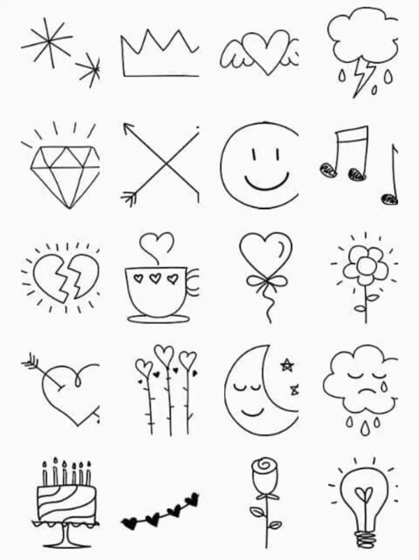 рисунок маленькие