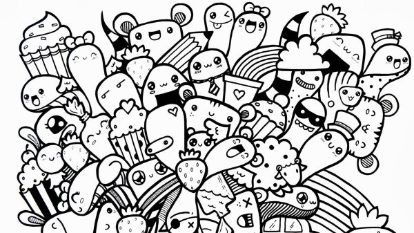 дудлинг монстрики