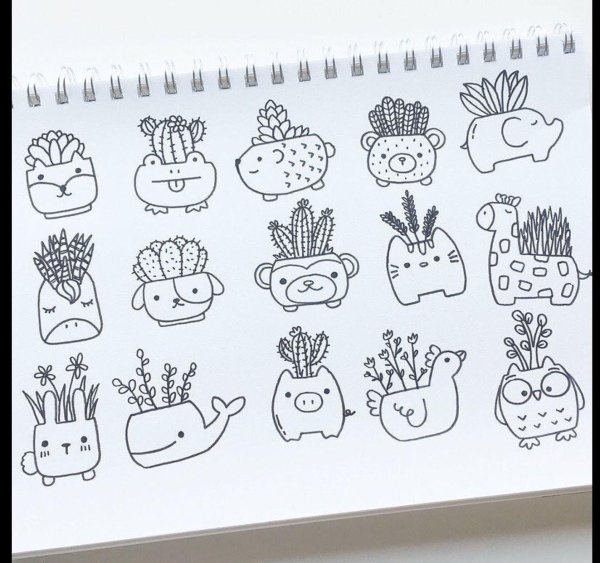 маленькие рисунки для скетчбука