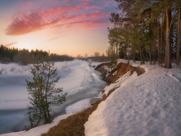 зимняя река