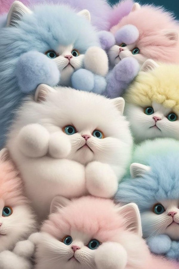 пушистые котята