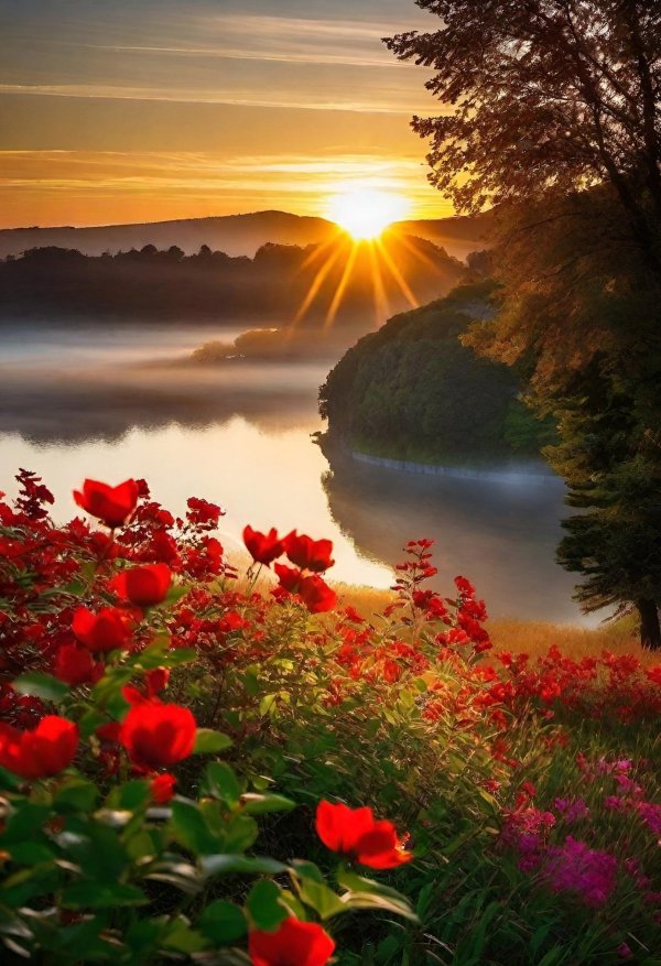 доброе утро красивая природа