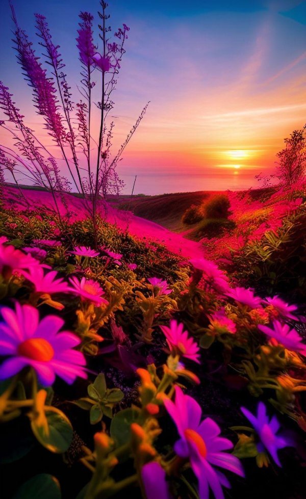 пейзаж рассвет