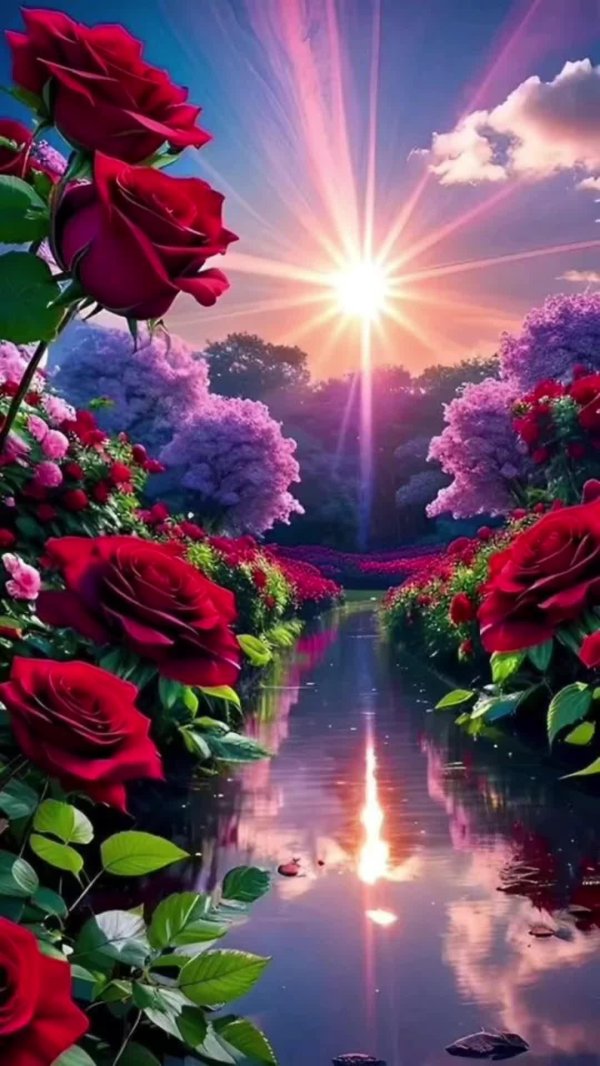 красивая цветок