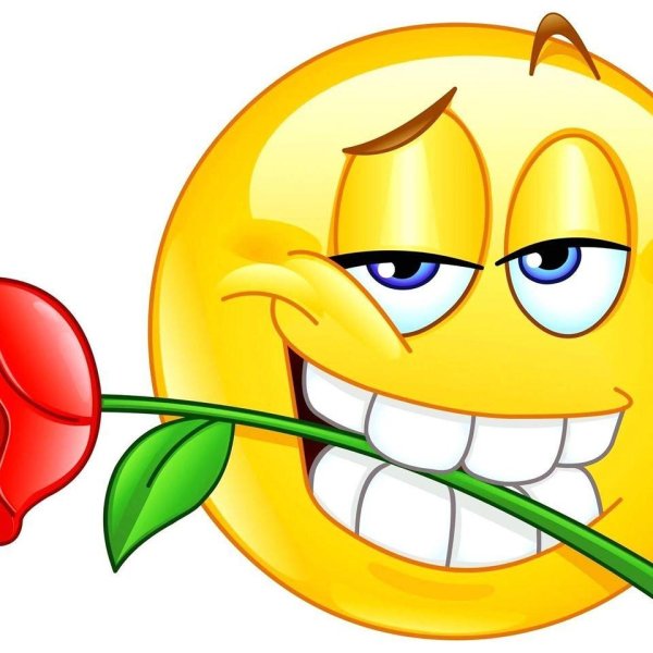 смайлик роза