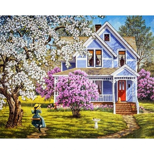 весенняя деревенька john sloane