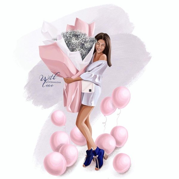 модная иллюстрация