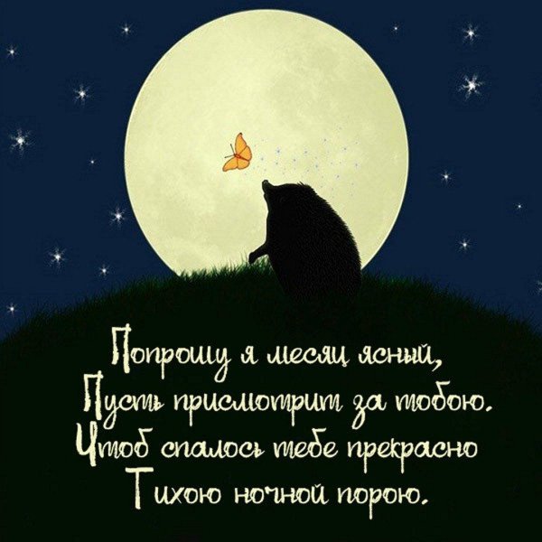 спокойная ночи