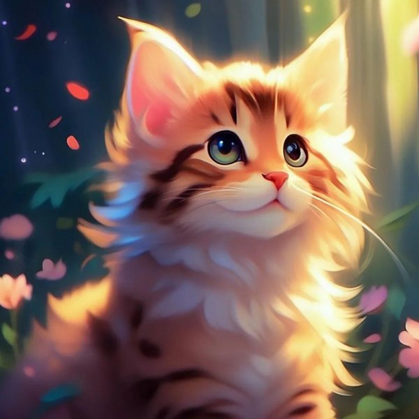 котенок красивый