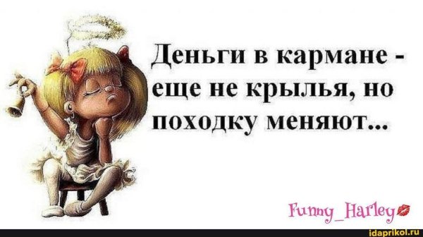 смешные фразы про деньги