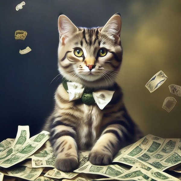 денежный котик